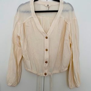 Cream color blouse